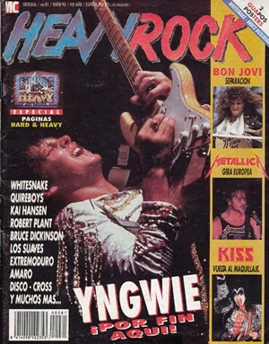 Portada del número 81 de la Heavy Rock