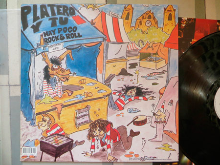 Vinilo de Platero y Tú 'Hay Poco R&R' (1994)-trasera Vinilo de Platero y Tú 'Hay Poco R&R' (1994)-trasera