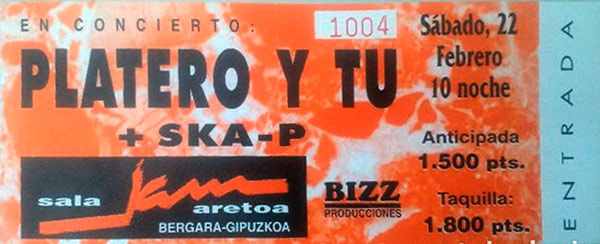 Entrada-Platero-y-Tu-año-1997-02-22-sala-jam-aretoa-bergara