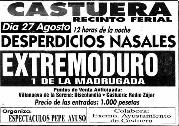 Entrada-Extremoduro-año-1994-08-27-Castuera-Badajoz