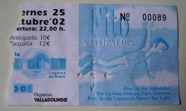 Entrada-Fito-Fitipaldis-año-2002-10-25-Sala-Factory-Valladolid
