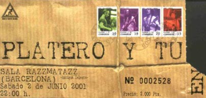 Entrada-Platero-y-Tu-año-2001-06-02-Razzmatazz-Barcelona