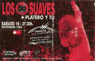 Entrada-Platero-y-Tu-y-Los-Suaves-año-1995-12-16-Coliseum-A-Coruña