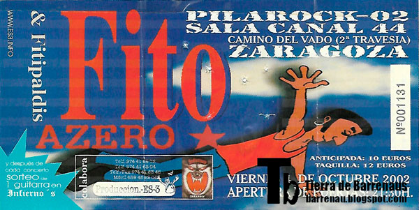 Entrada-Fito-Fitipaldis-año-2002-10-04-sala-canal-44-pilarock-zaragoza