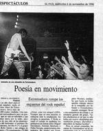 Extremoduro rompe los esquemas del rock español