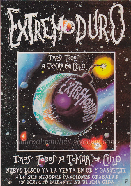 Cartel-Extremoduro-anunciando-disco-directo-año-1997 - Mayo de 1997