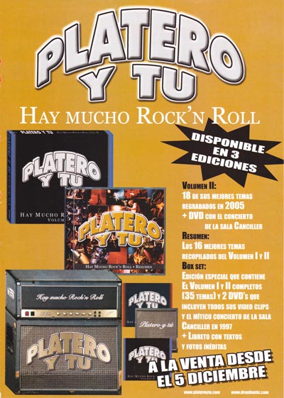 Cartel-Platero-y-Tu-año-2005-Diciembre-anuncio-Hay-mucho-rock-and-roll-Box-Set