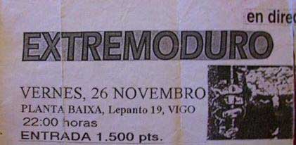 cartel-Extremoduro-año-1993-11-26-Planta-Baixa-Vigo