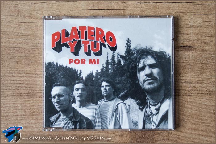 Single 'Por Mí' de Platero y Tú, año 1997 - portada Single 'Por Mí' de Platero y Tú año 1997 frontal