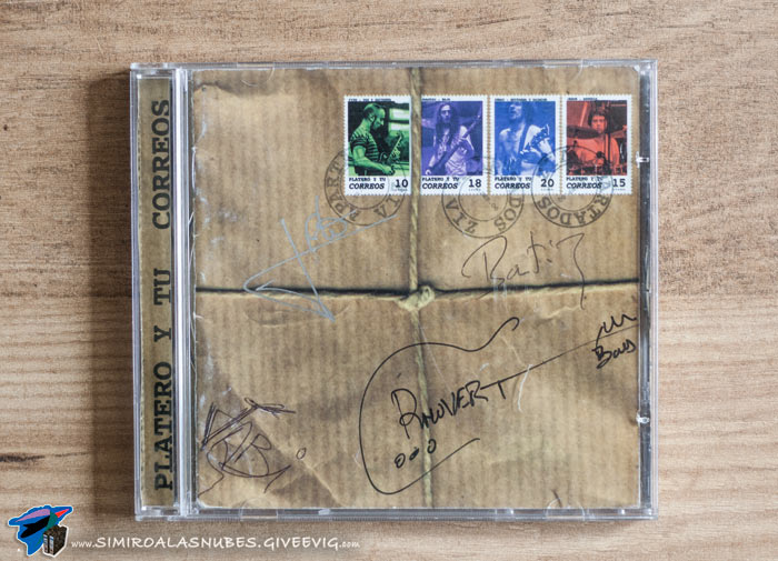 Platero y Tú - Disco de 'Correos' firmado por los Fitipaldis de 2003