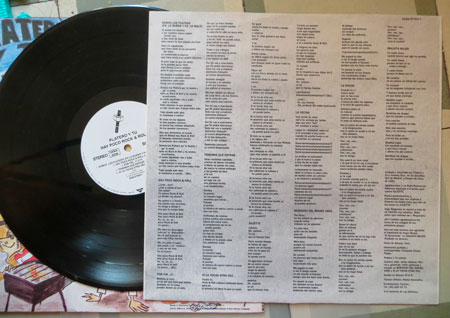 Vinilo de Platero y Tú 'Hay Poco R&R' (1994)-letras Vinilo de Platero y Tú 'Hay Poco R&R' (1994)-letras